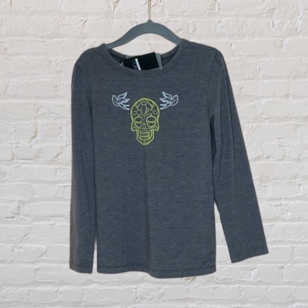 Miki Miette Skull & Doves Long-Sleeve​